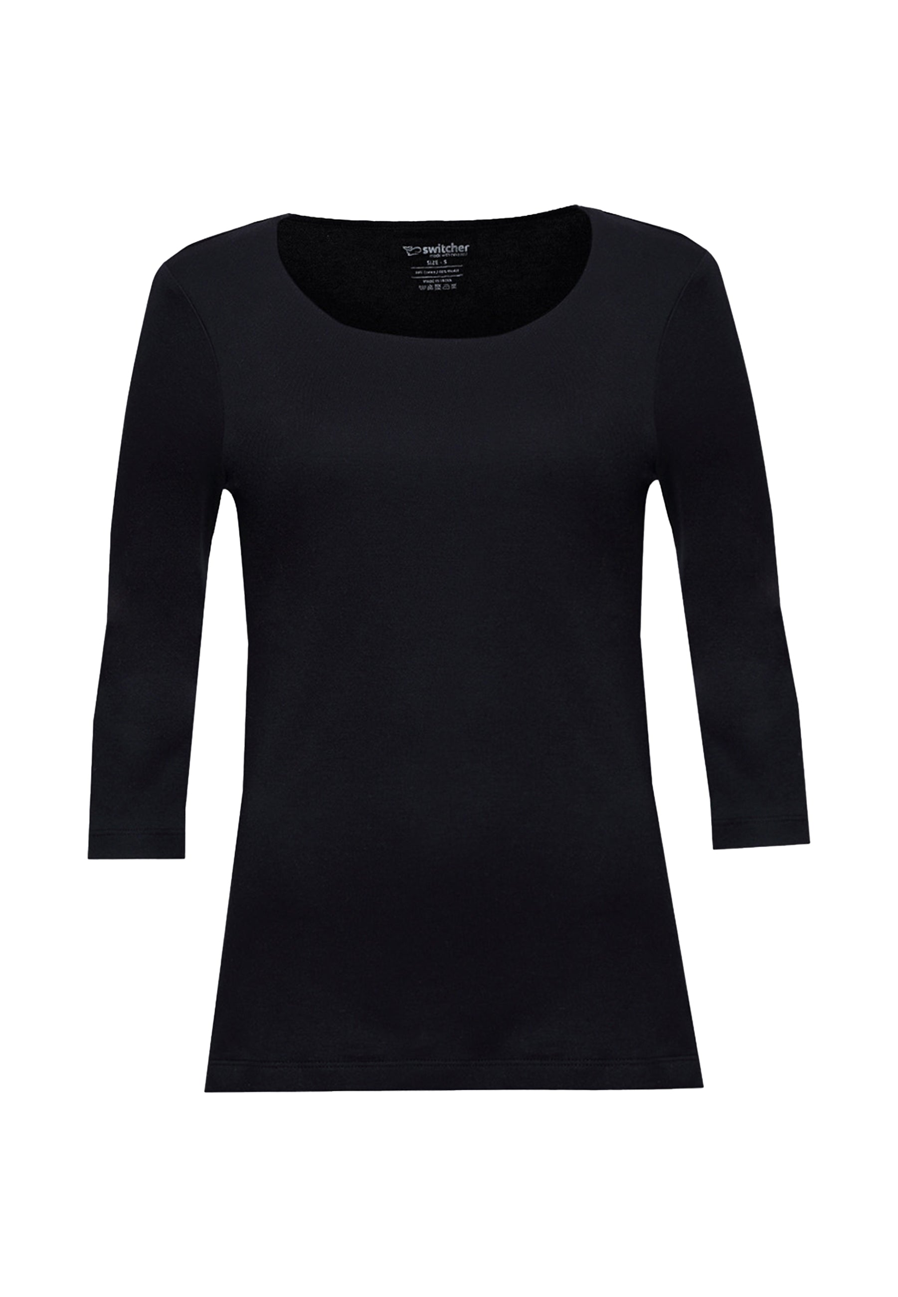 Switcher manica lunga tisha colore/noir