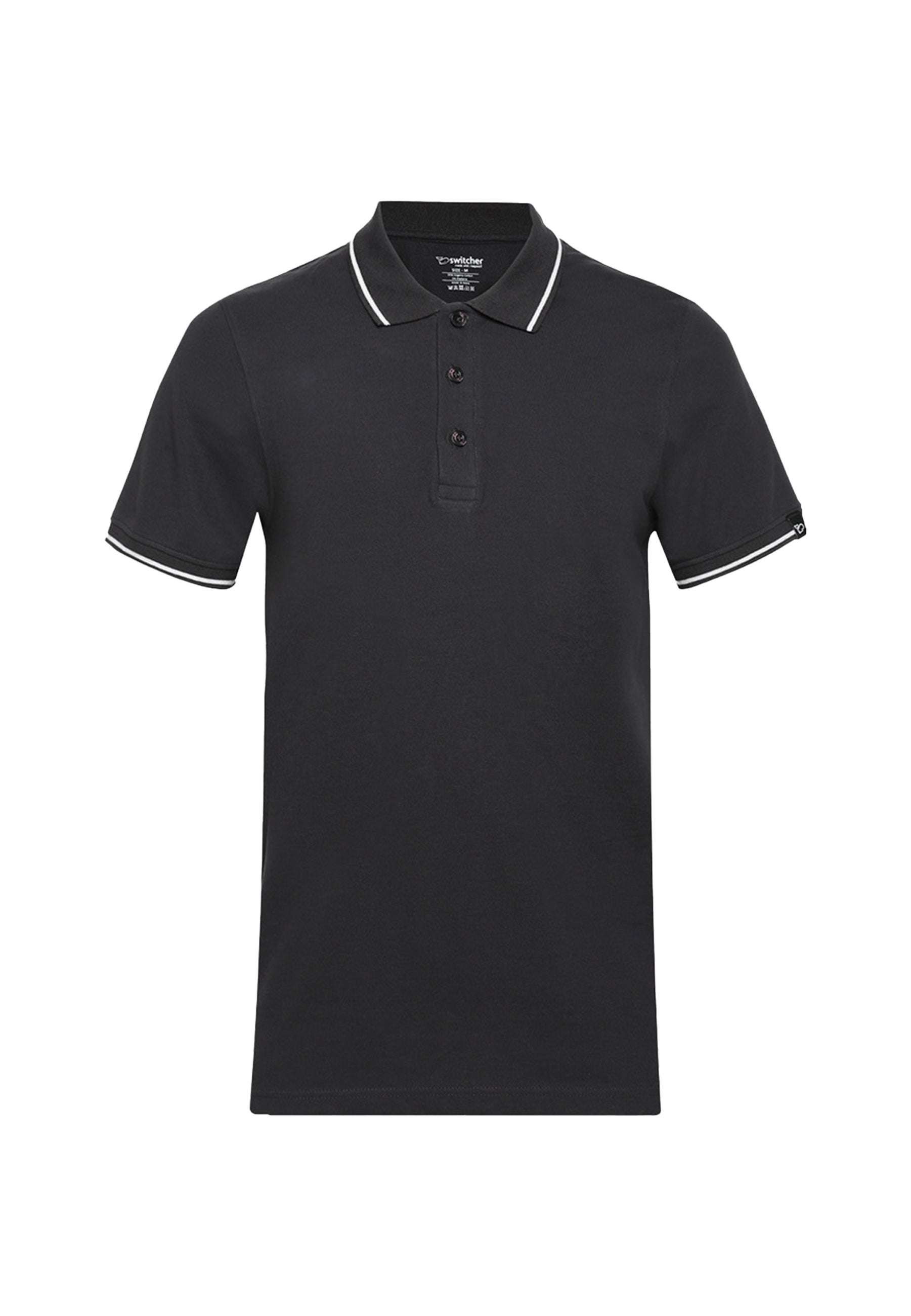 Polo a contrasto con elastan Ben