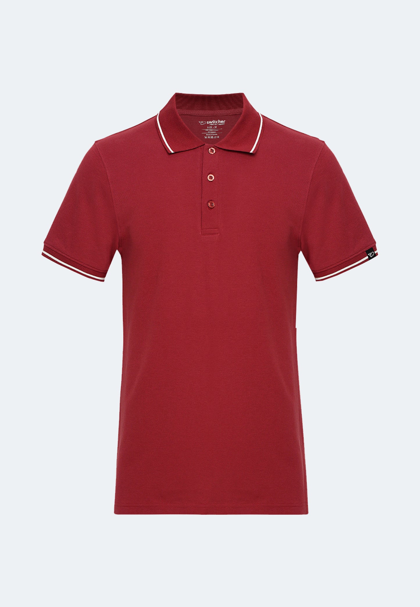 Polo a contrasto con elastan Ben