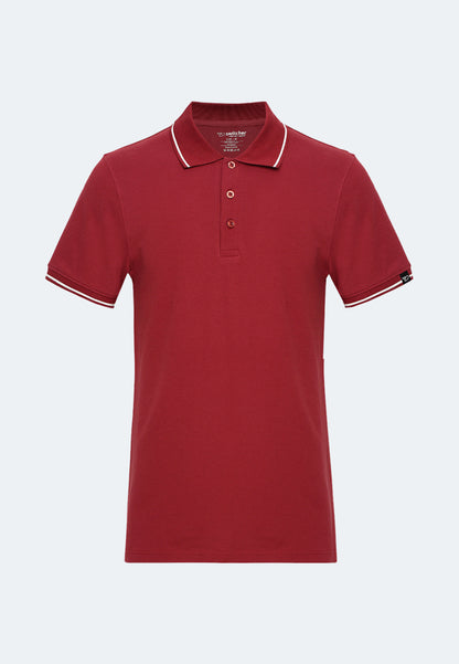 Polo a contrasto con elastan Ben