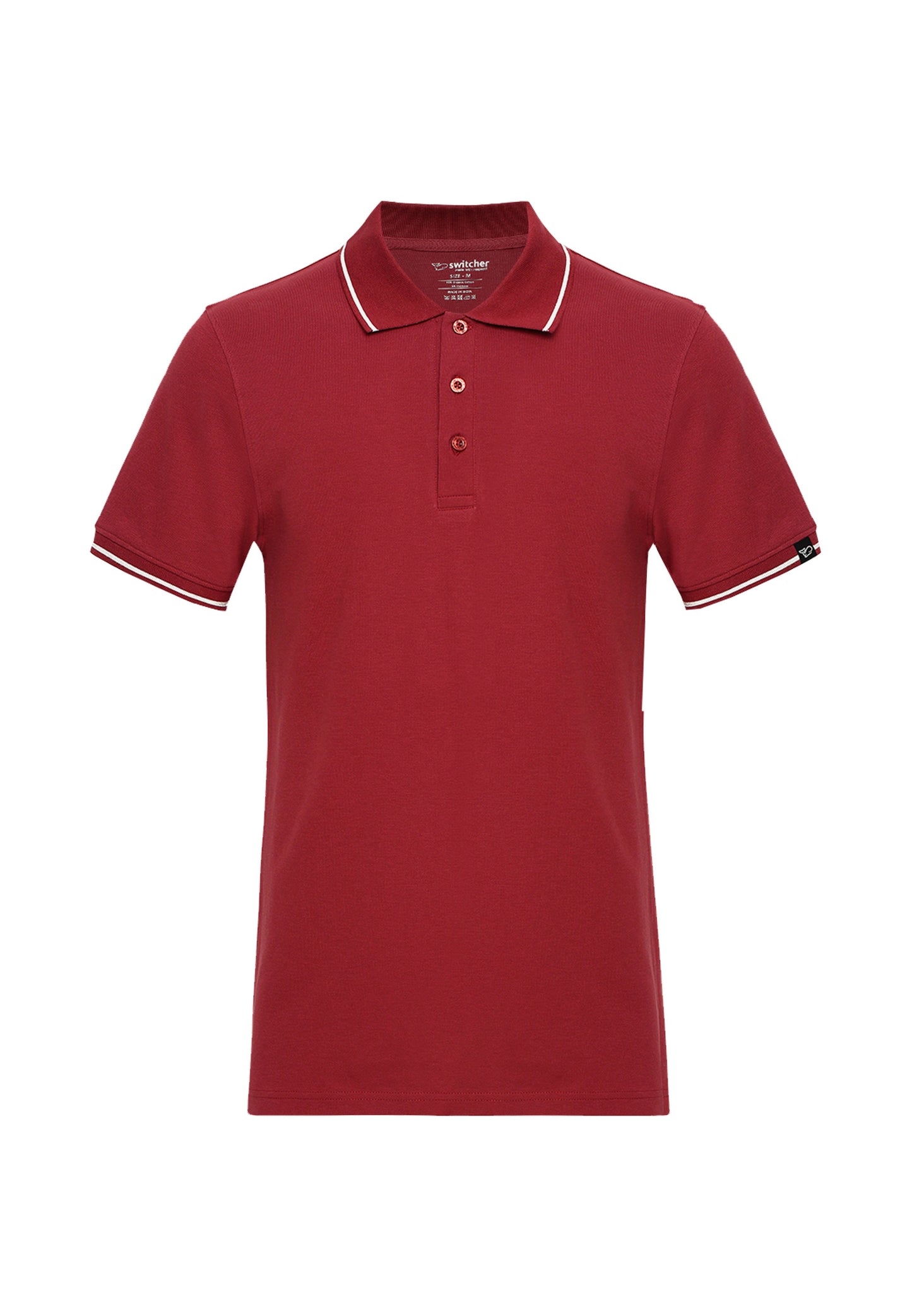 Polo a contrasto con elastan Ben