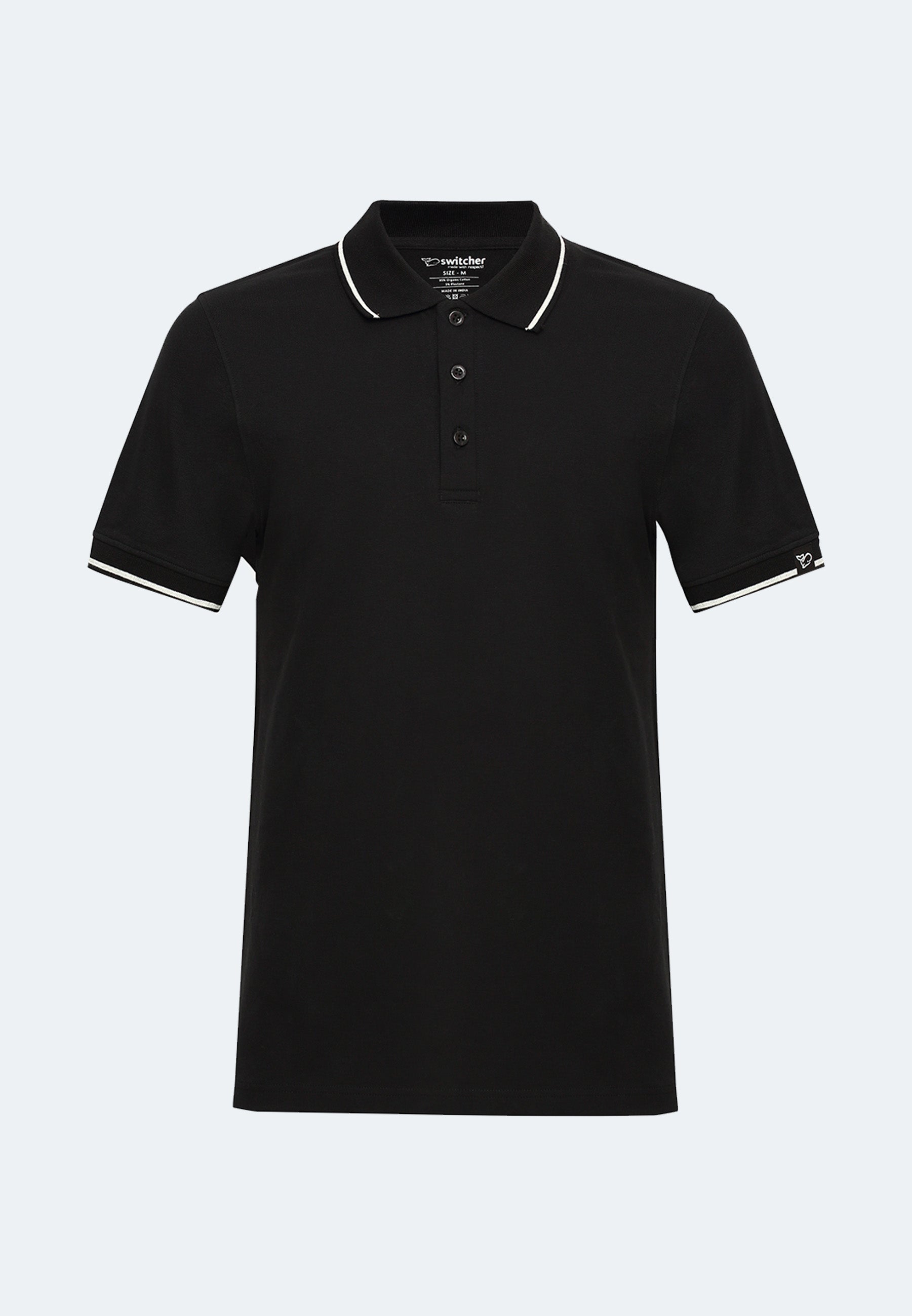 Polo a contrasto con elastan Ben