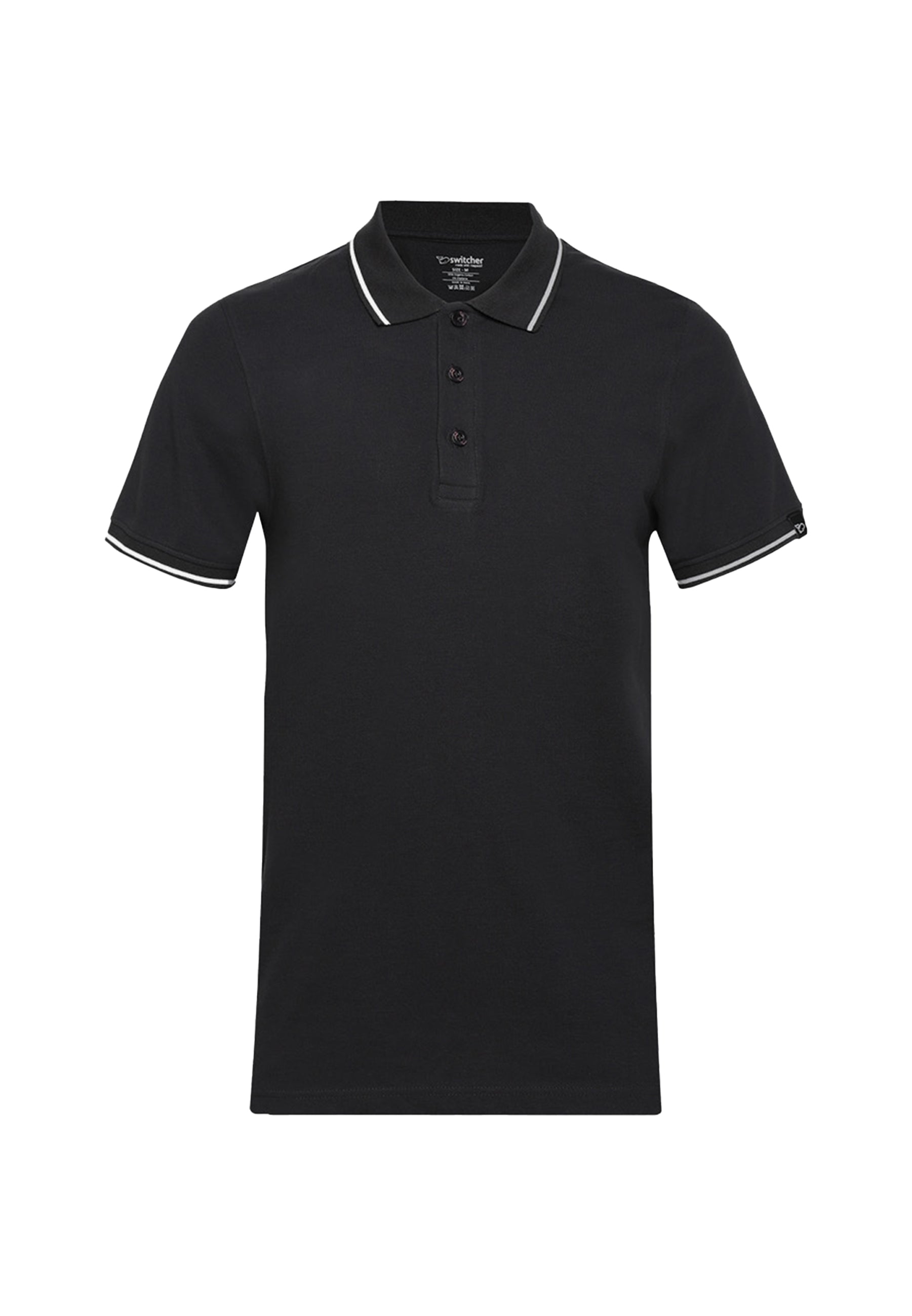 Polo a contrasto con elastan Ben