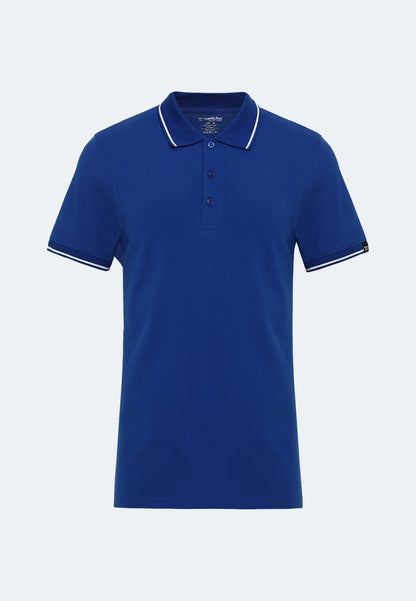 Polo a contrasto con elastan Ben