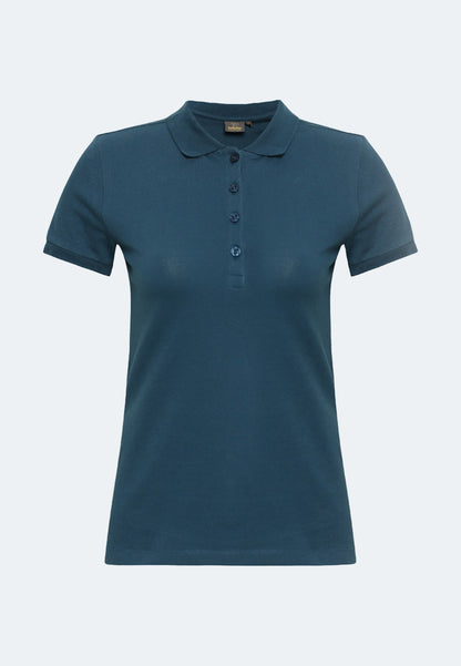 Polo in piqué organico elasticizzato Stacy