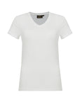 T-shirt stretch con scollo a V Giorgia