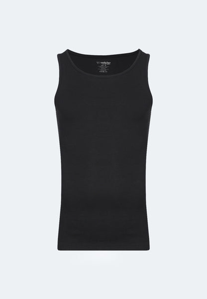 Canotta a coste da uomo in cotone biologico Silvester