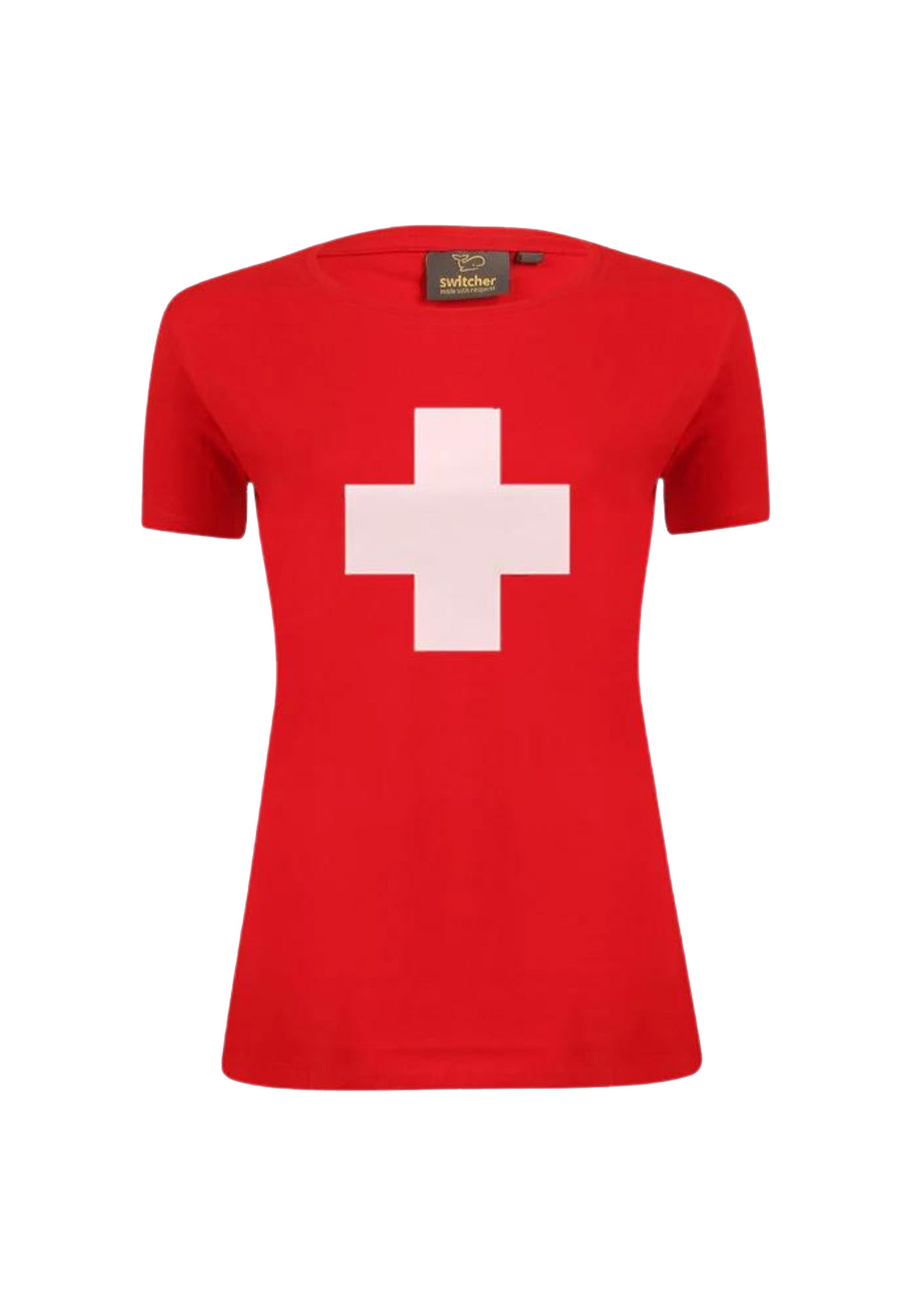 Maglietta Helvetica da donna con scollo a V