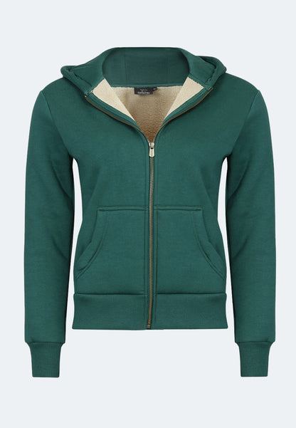 Switcher Sherpa Felpa con cappuccio grimentz colore/345 Foret