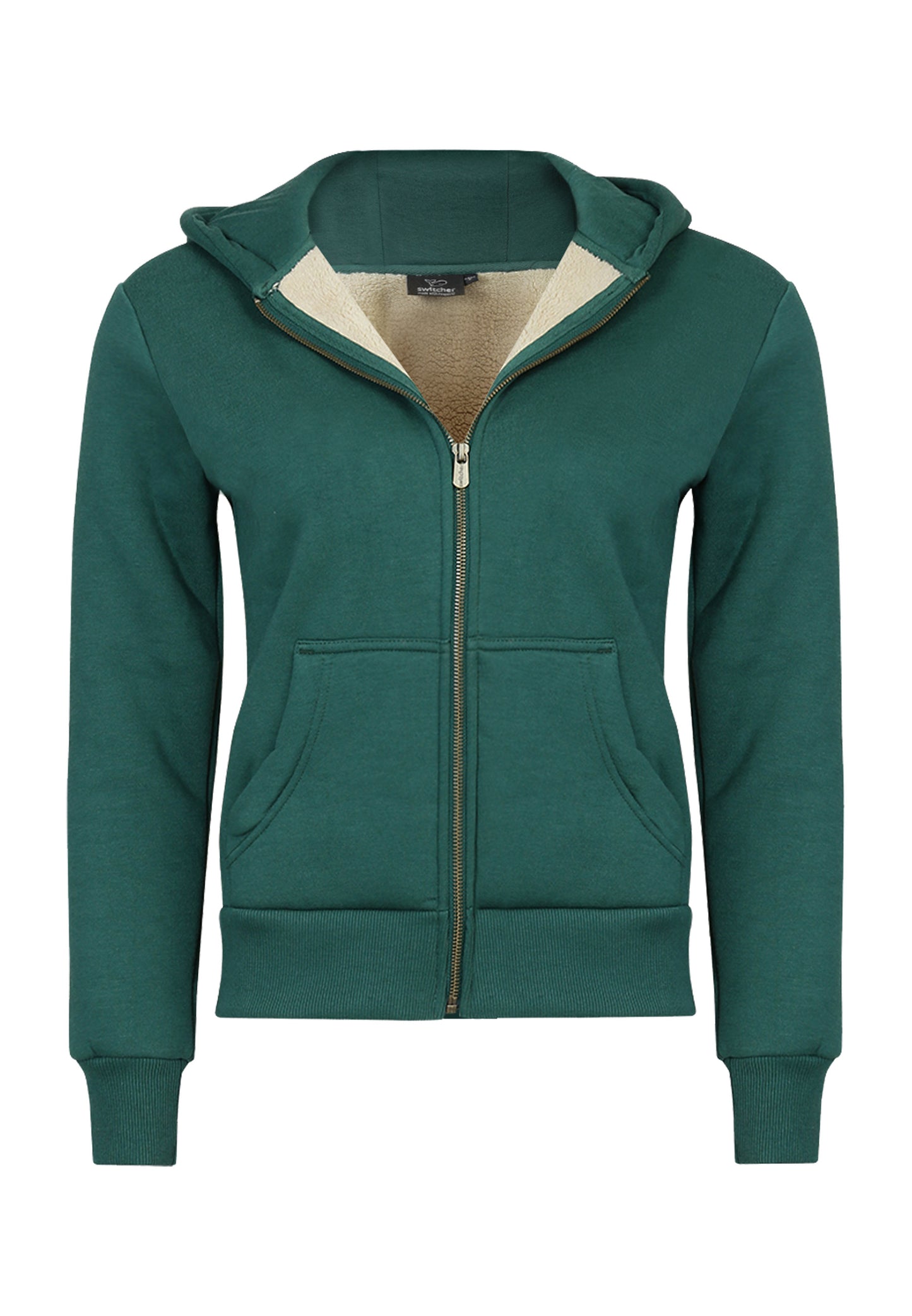 Switcher Sherpa Felpa con cappuccio grimentz colore/345 Foret