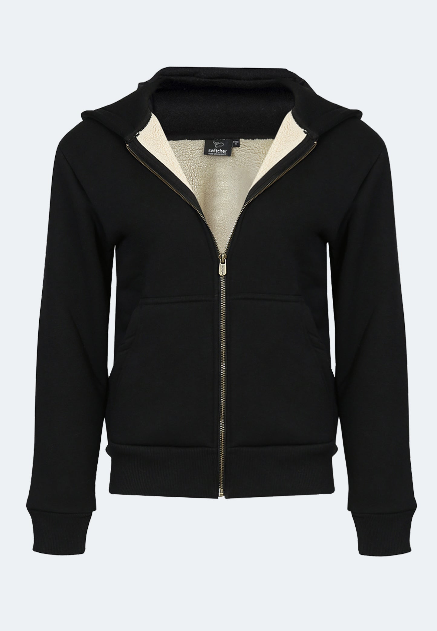 Switcher Sherpa Felpa con cappuccio grimentz color/40 noir