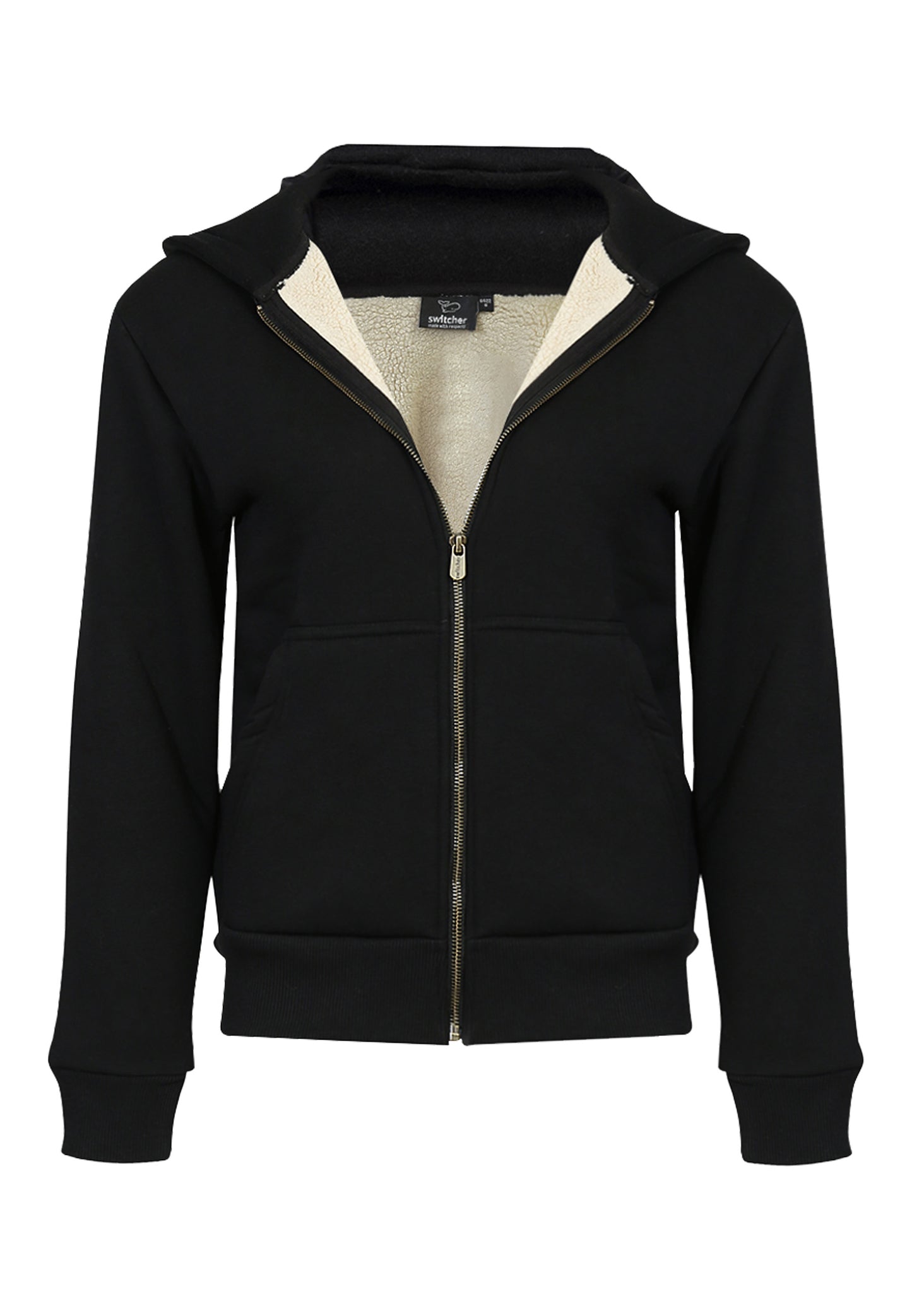 Switcher Sherpa Felpa con cappuccio grimentz color/40 noir