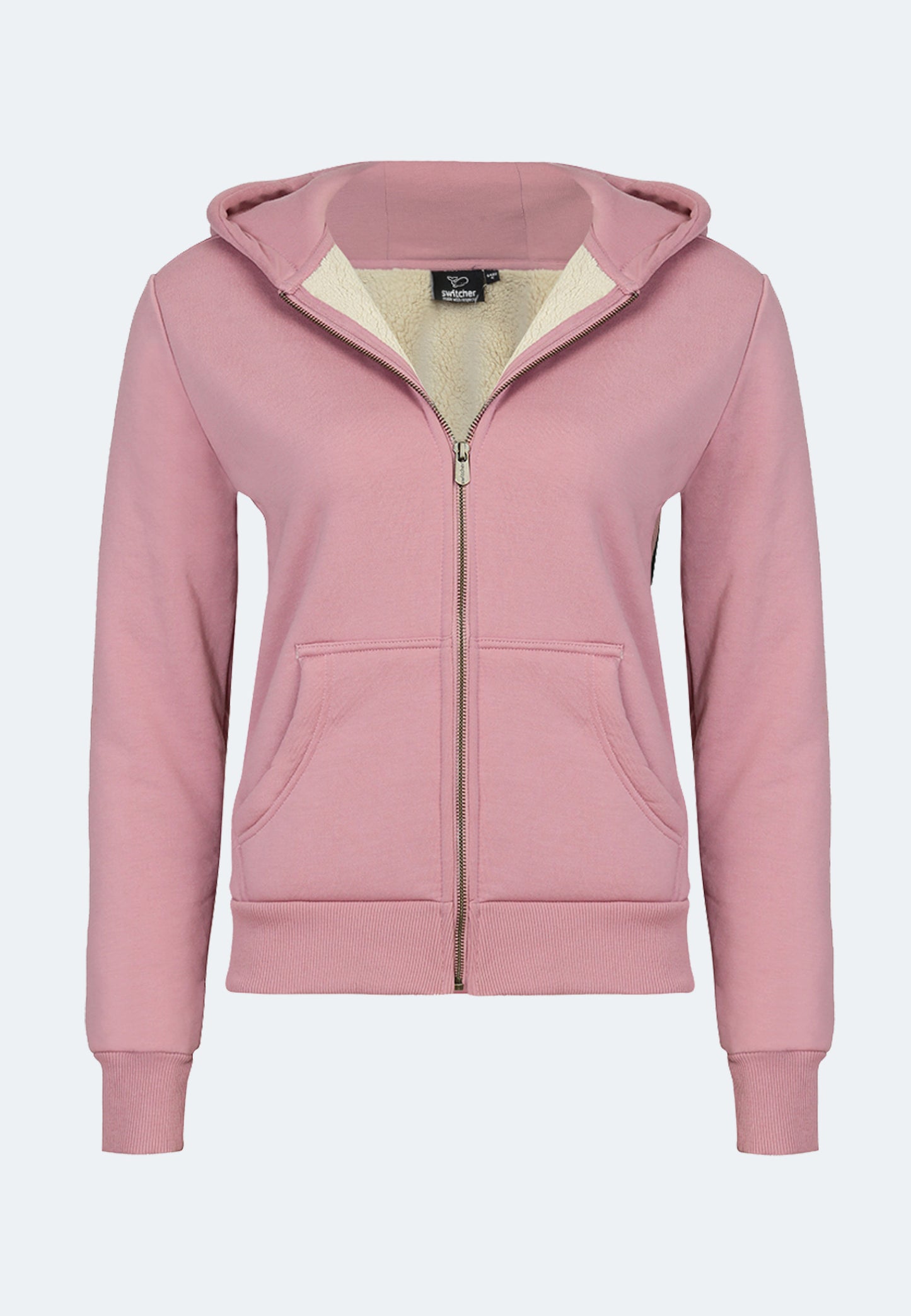 Switcher Sherpa Felpa con cappuccio grimentz colore/196 rosa