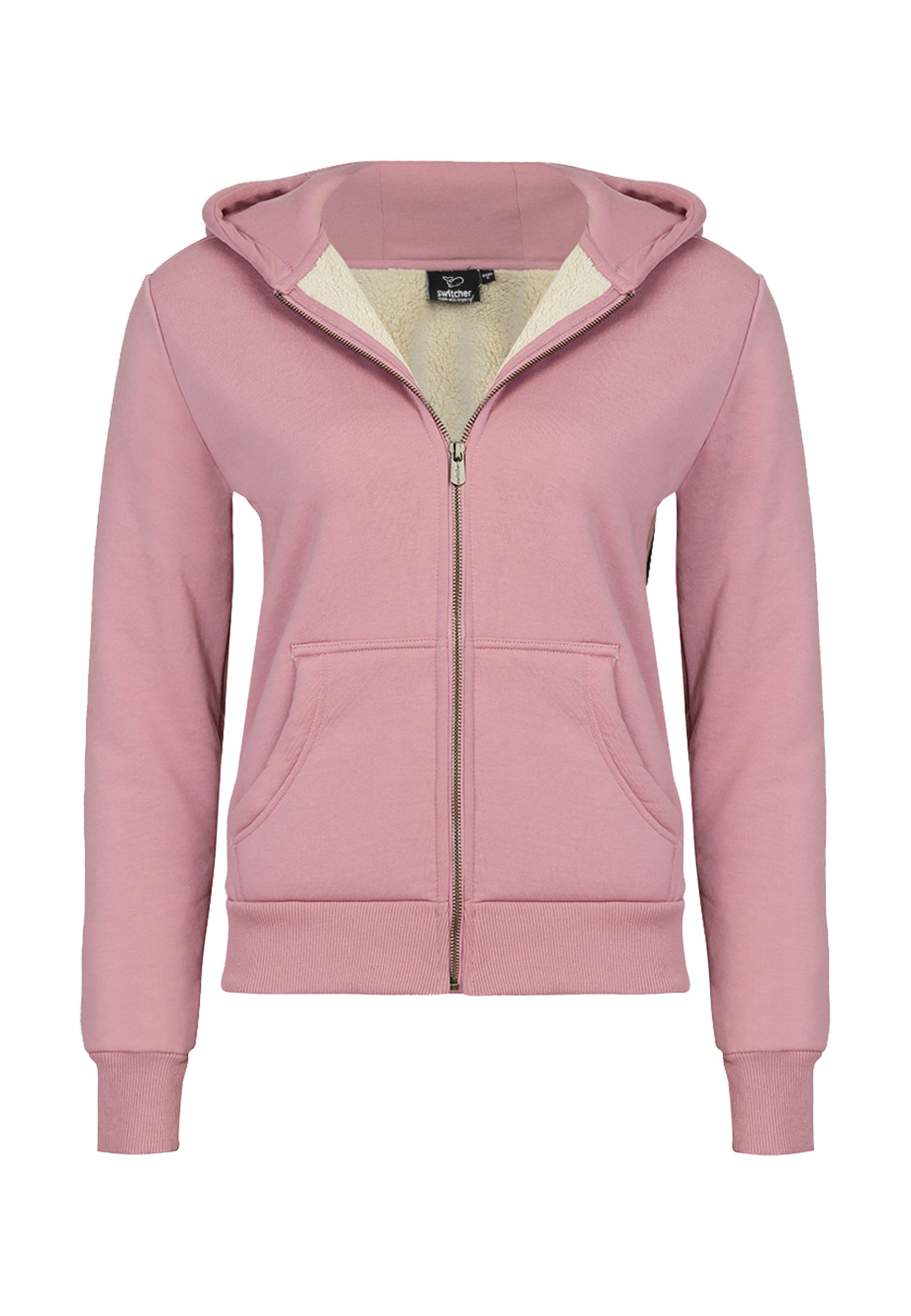 Switcher Sherpa Felpa con cappuccio grimentz colore/196 rosa