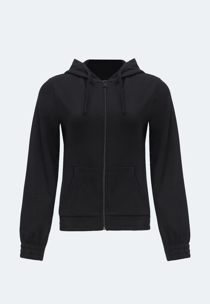 Felpa da donna con cappuccio e zip Sonora