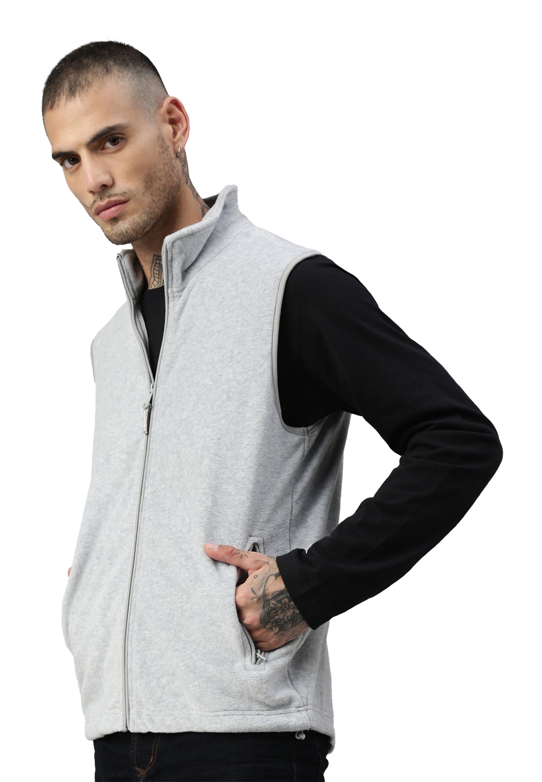 Gilet in pelliccia di fibra Cortina