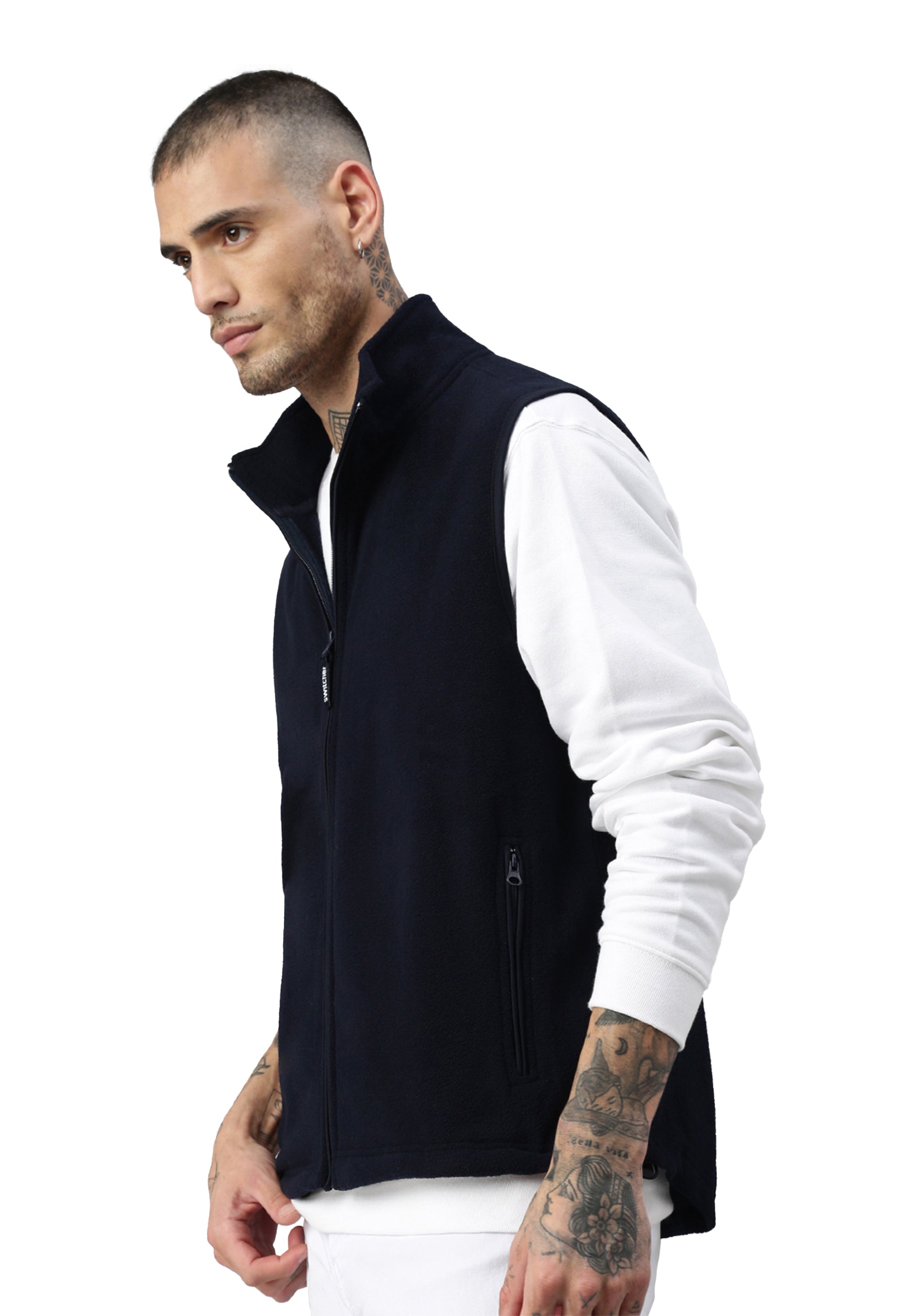 Gilet in pelliccia di fibra Cortina
