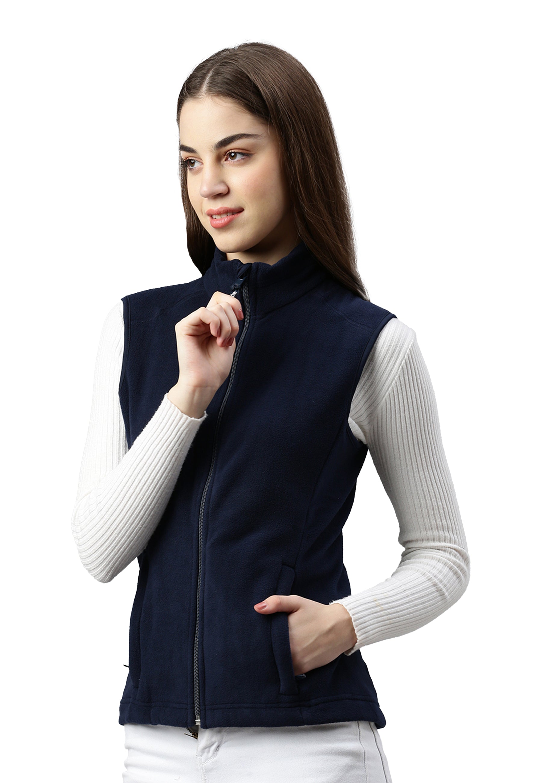 Gilet in pelliccia di fibra Helsinki