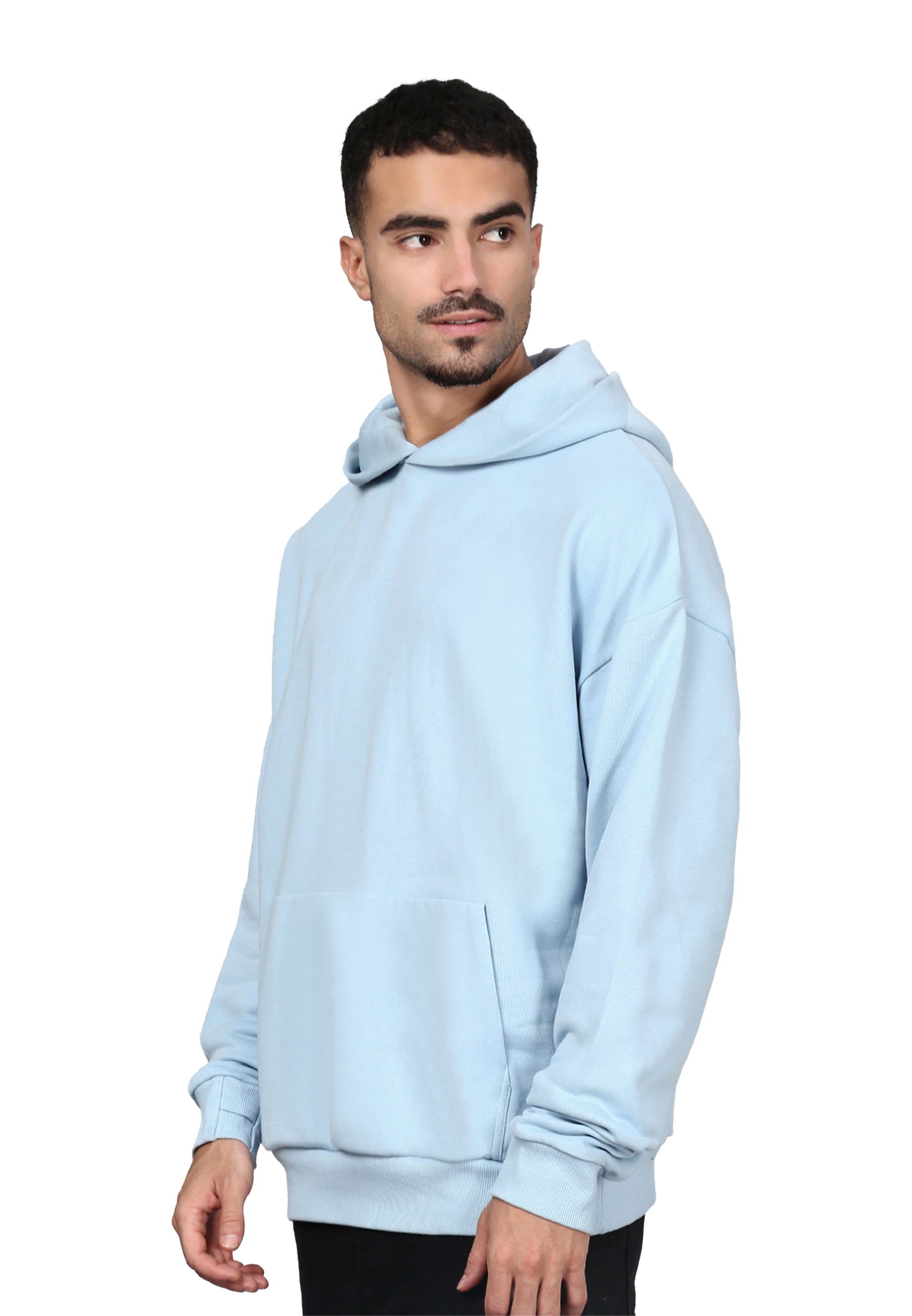 Switcher felpa con cappuccio da uomo colore casablanca/anima blu