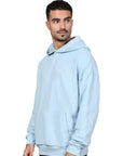 Switcher felpa con cappuccio da uomo colore casablanca/anima blu