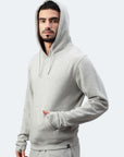 Switcher felpa con cappuccio da uomo colore casablanca/gris chine
