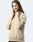 Felpa con cappuccio Switcher Lady colore skylar/668 crema