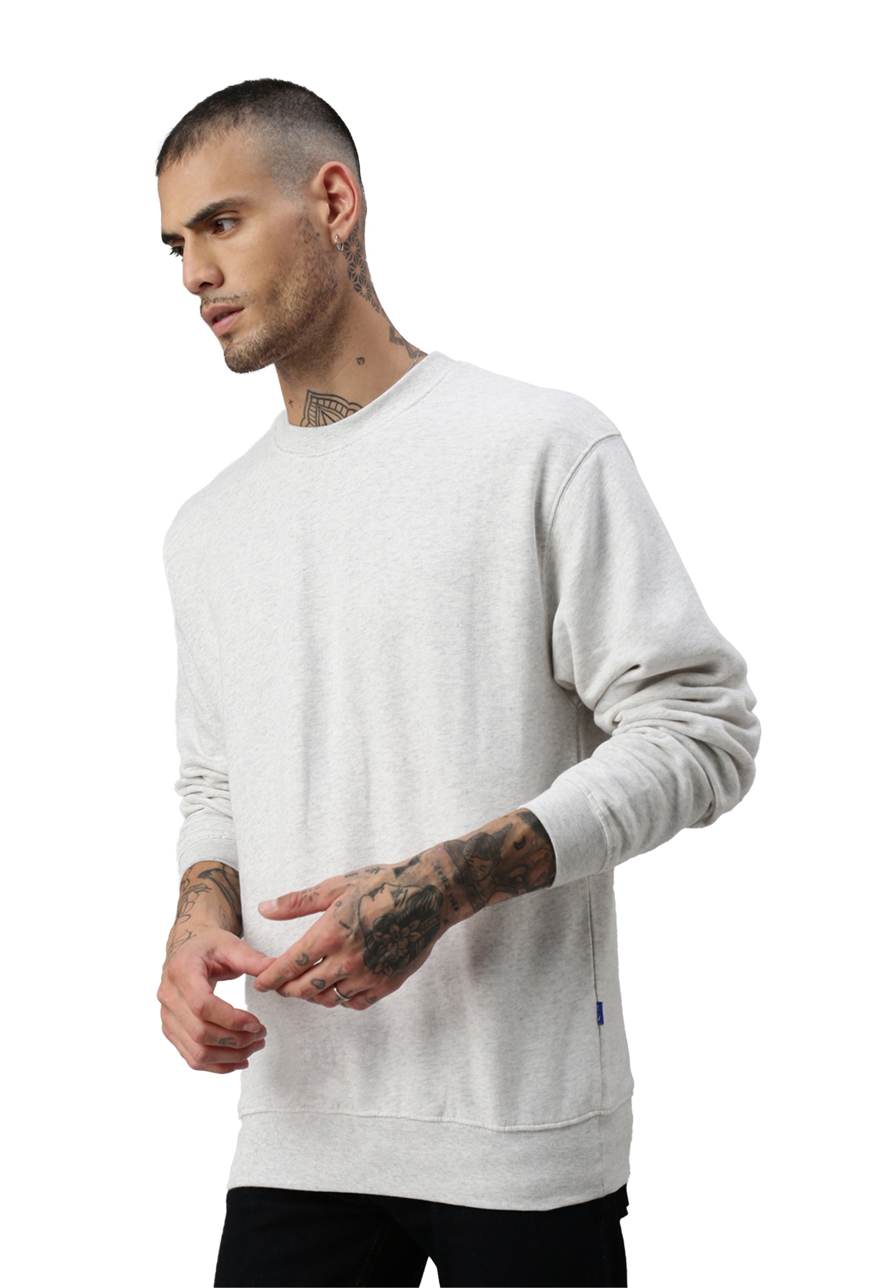 Switcher manica lunga colore balena/bianco chine