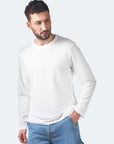 Switcher manica lunga colore balena/bianco