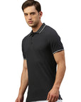 Polo a contrasto con elastan Ben