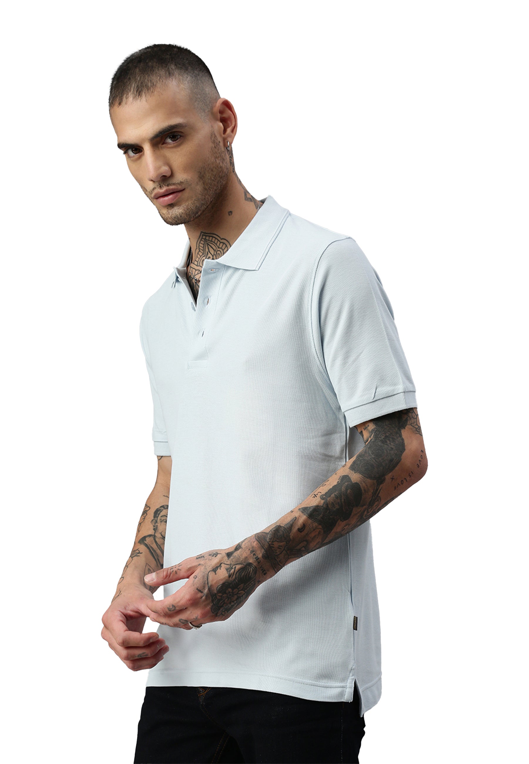 Polo da uomo Switcher color john/angelo blu