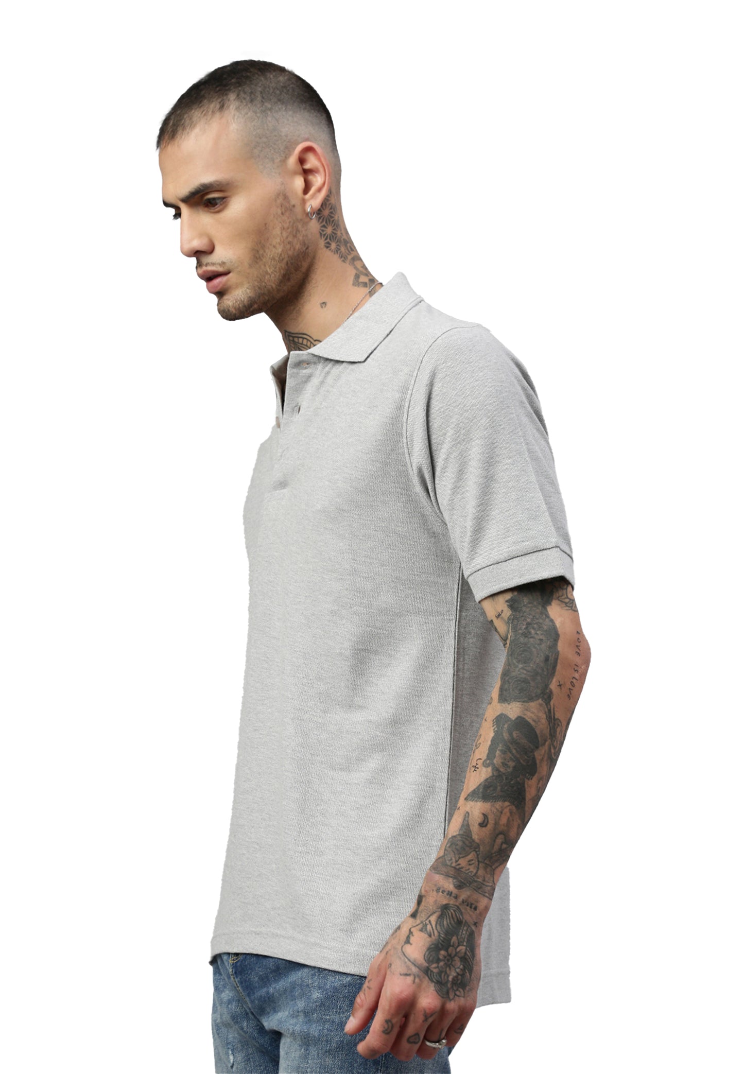 Switcher polo uomo john color/42 gris chine