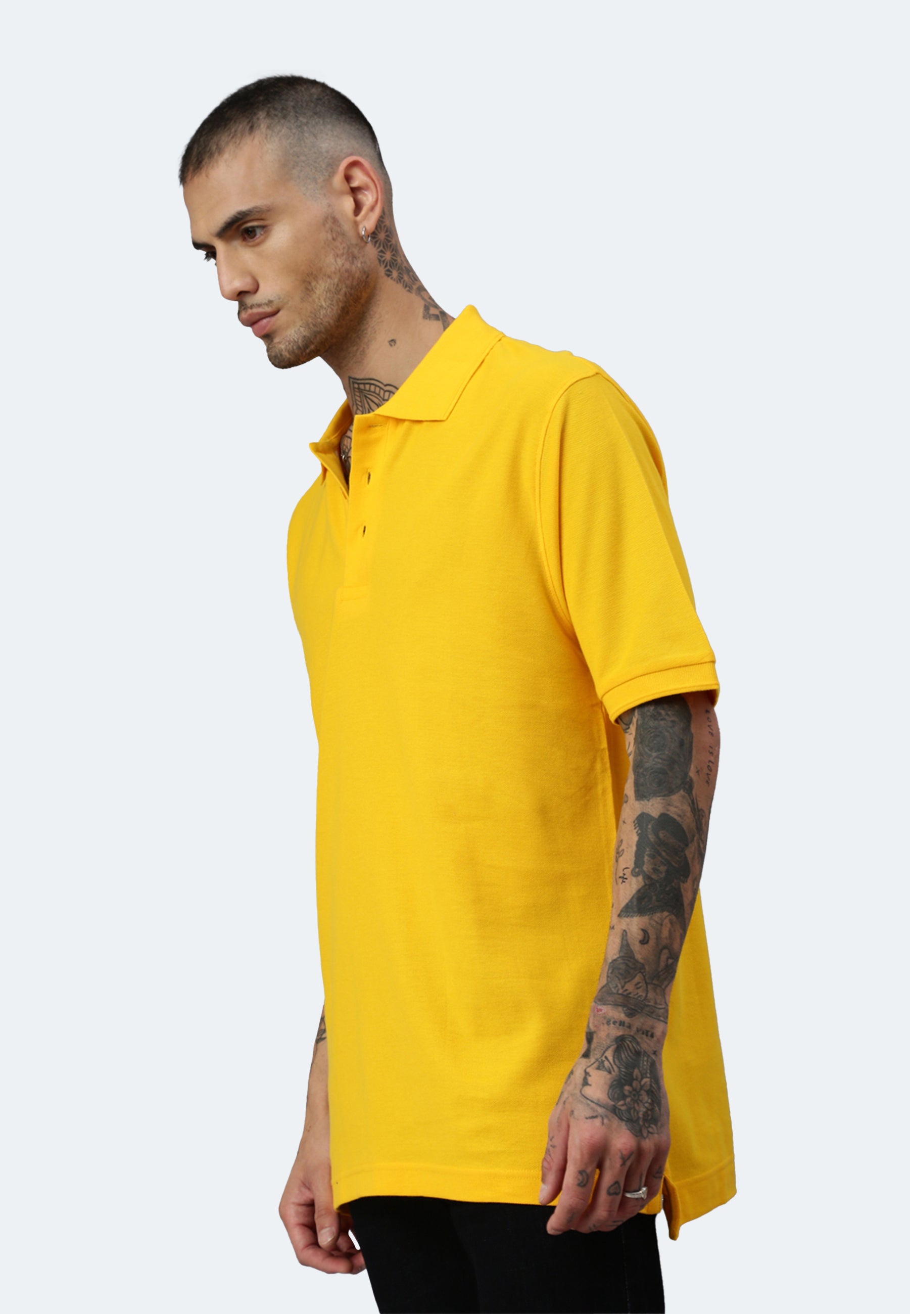 Polo da uomo Switcher colore john/giallo