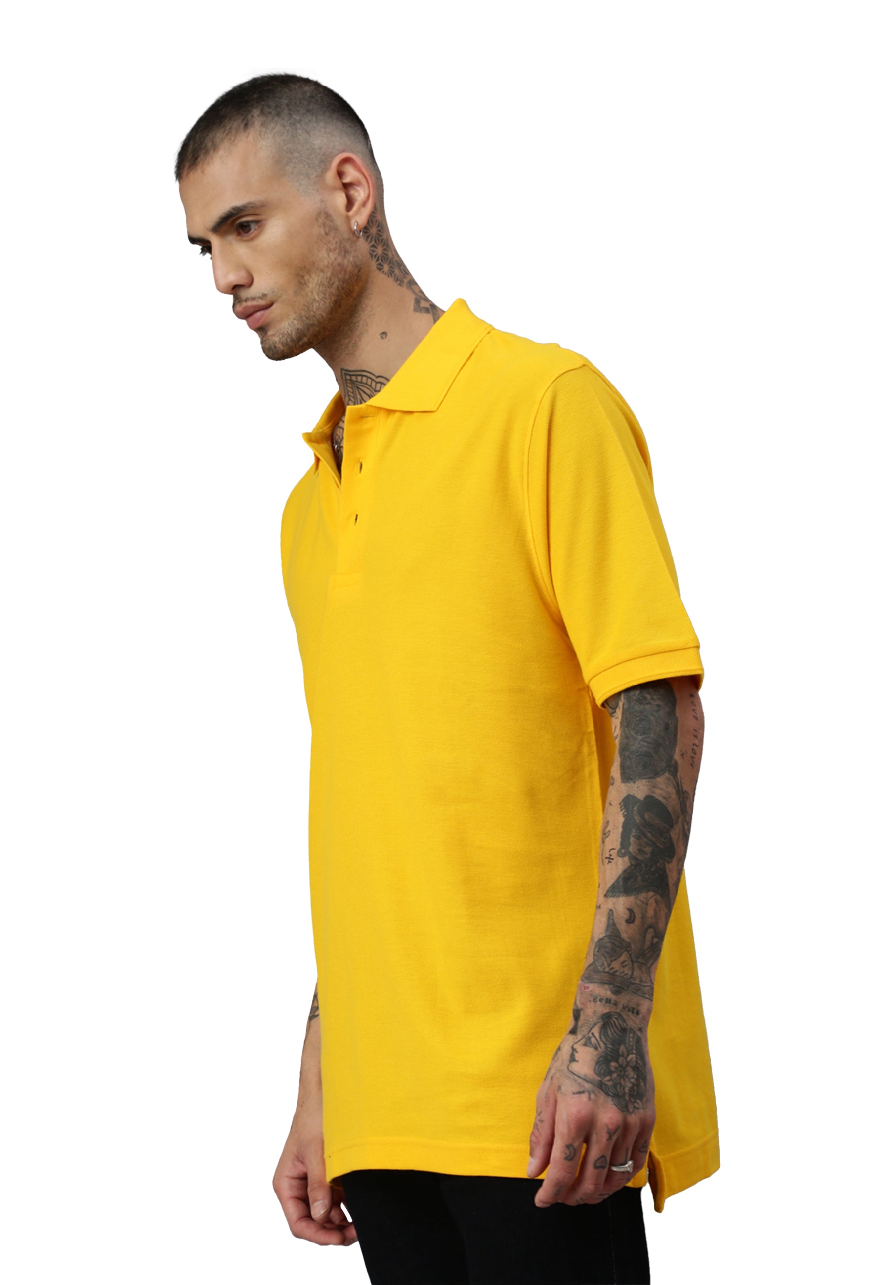 Polo da uomo Switcher colore john/giallo