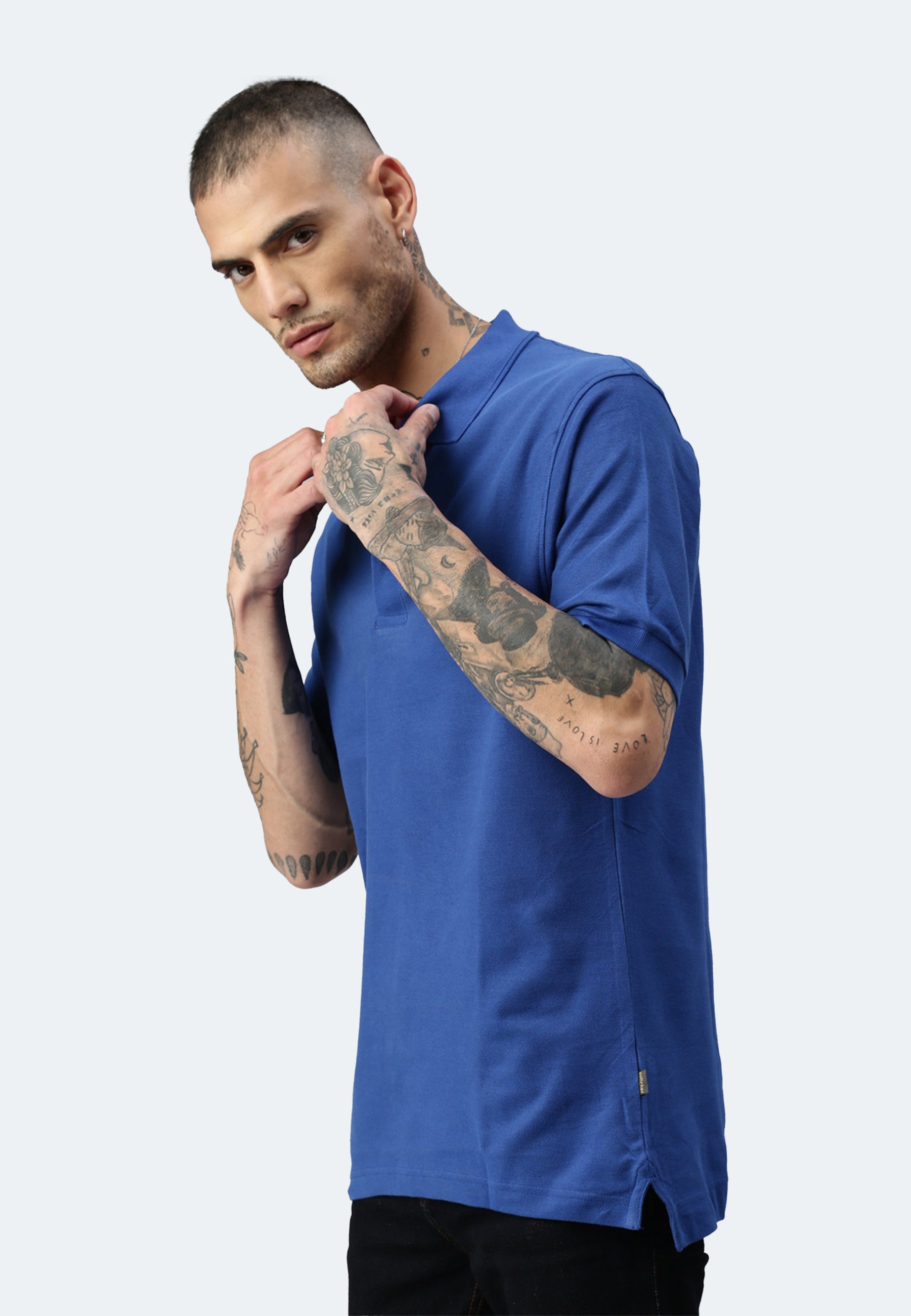 Polo da uomo Switcher color oceano