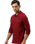 Polo a maniche lunghe in piqué di cotone Ralph