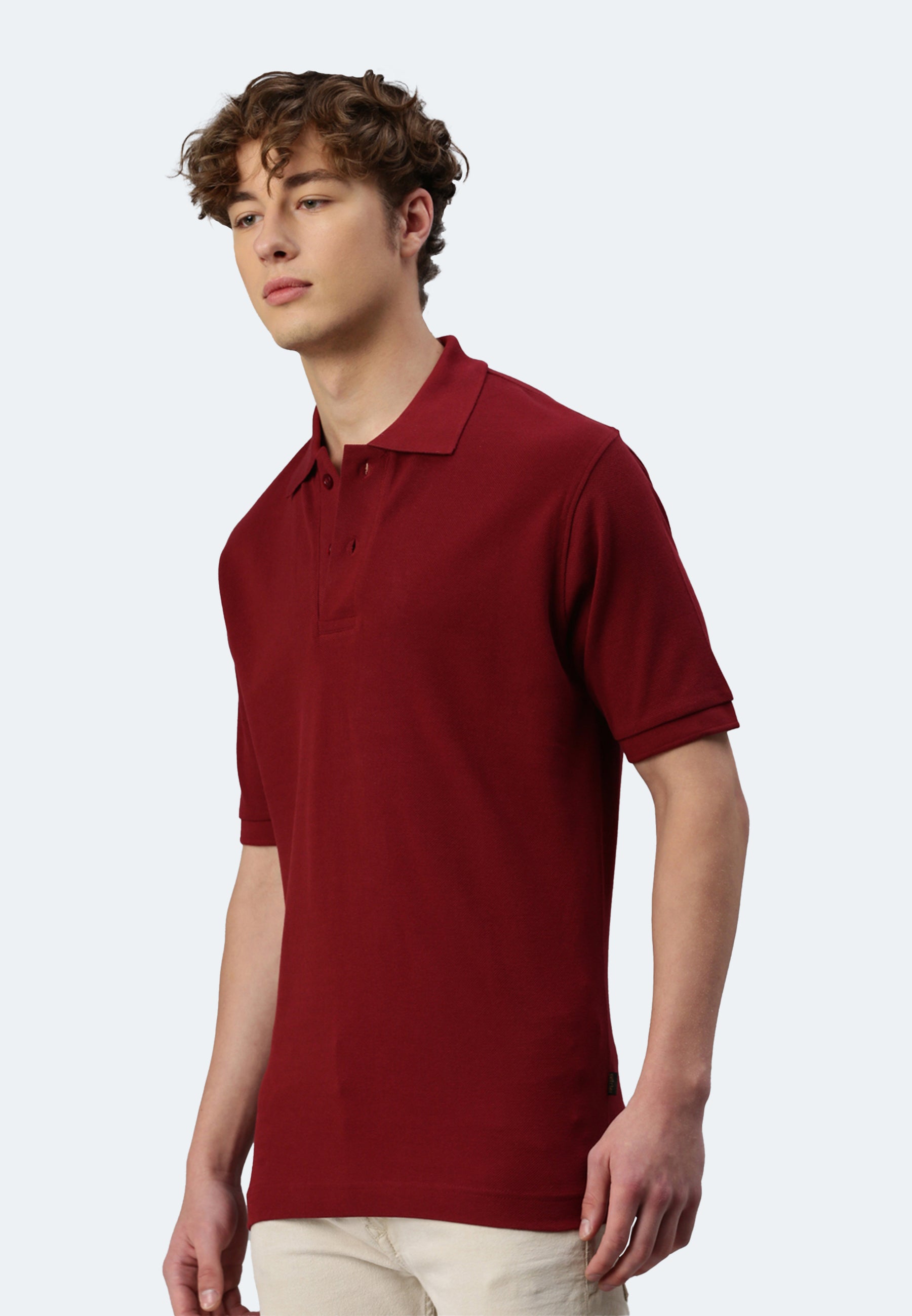 Polo da uomo Switcher Samuel color/bordeaux