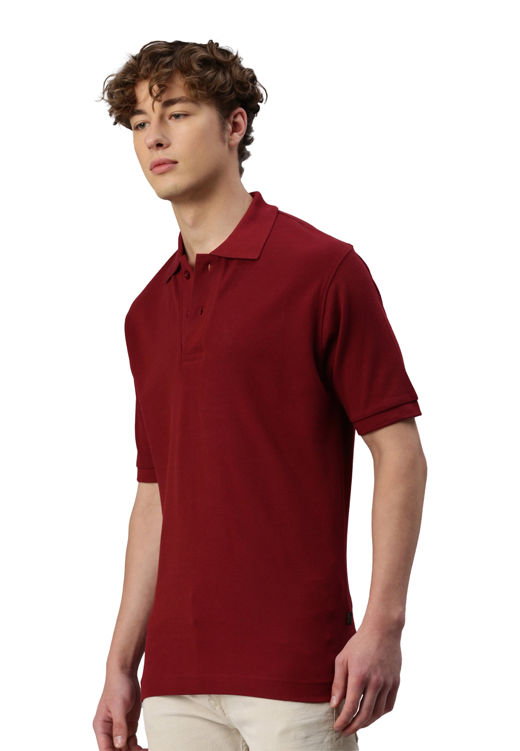 Polo da uomo Switcher Samuel color/bordeaux