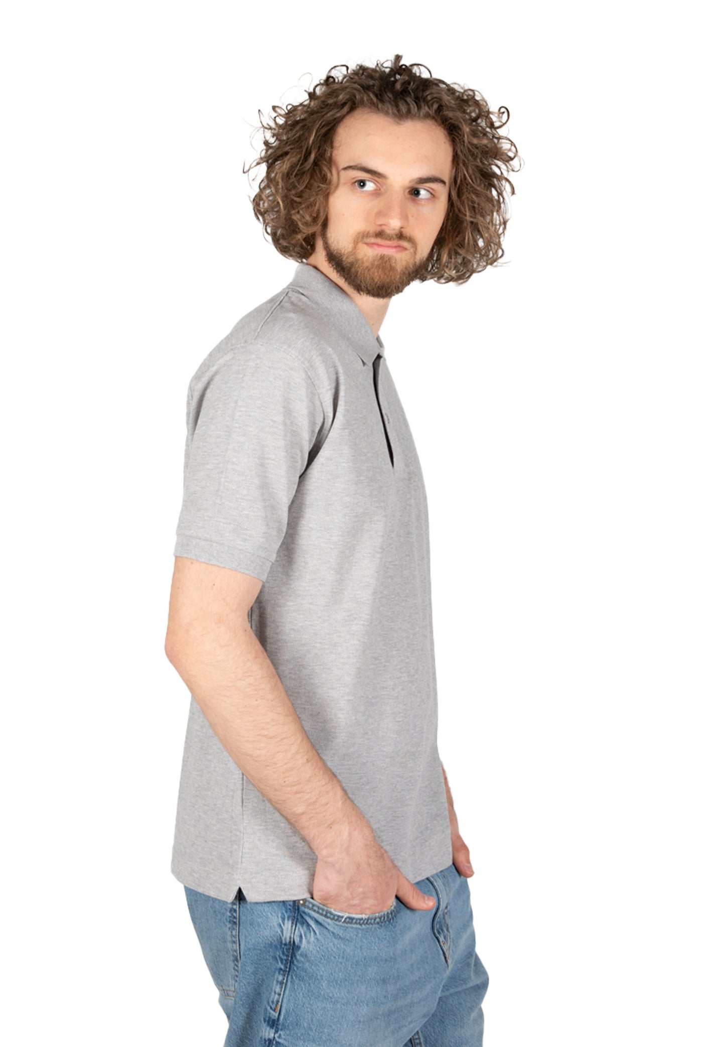Switcher polo uomo samuel color/42 gris chine