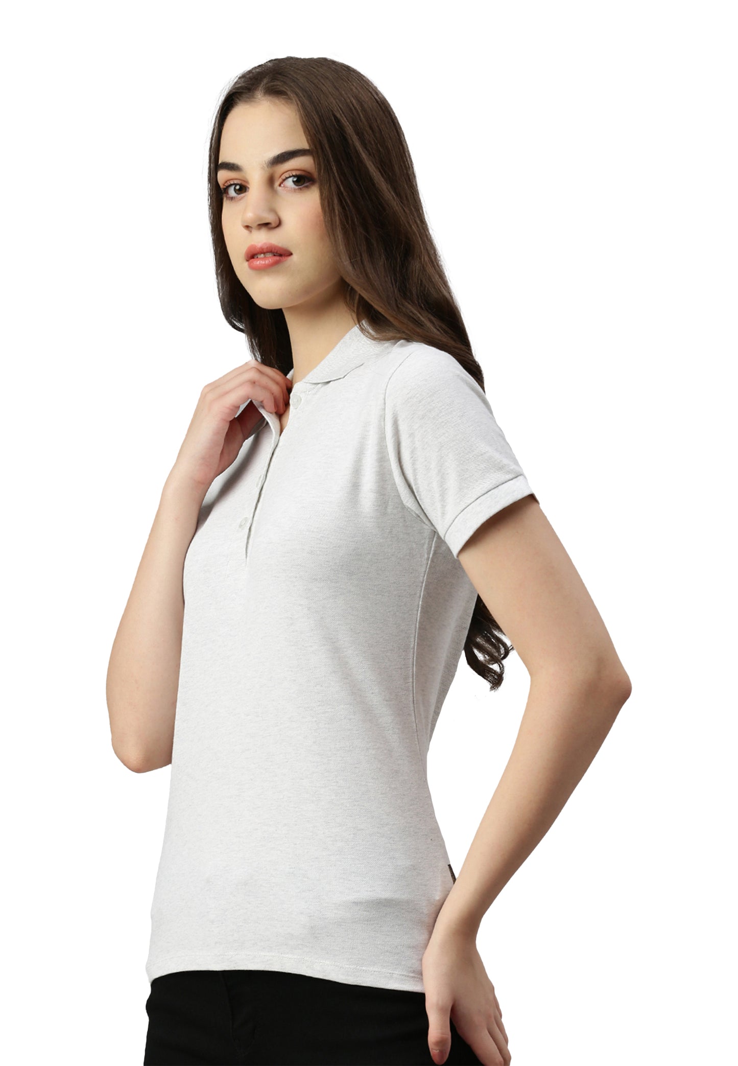 Switcher Lady polo stacy color/43 blanc chine