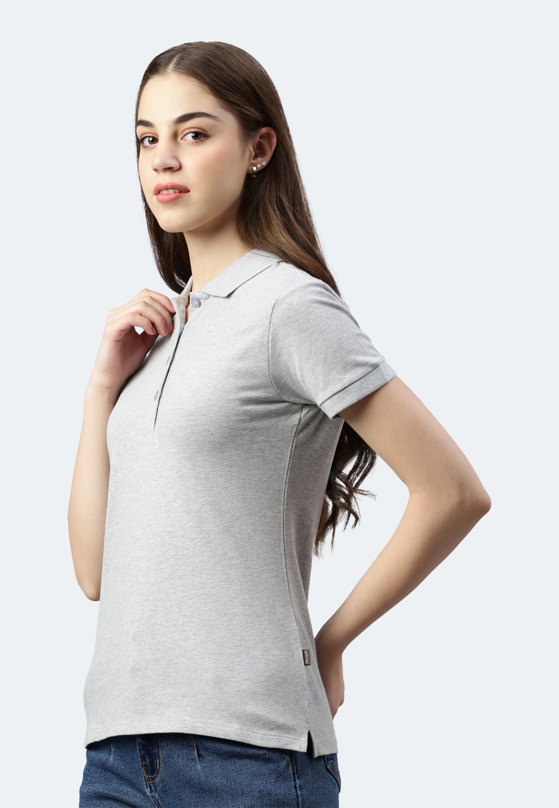 Switcher Lady polo stacy colour/42 gris chine