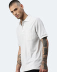 Polo Switcher pocket color balena/blanc chine