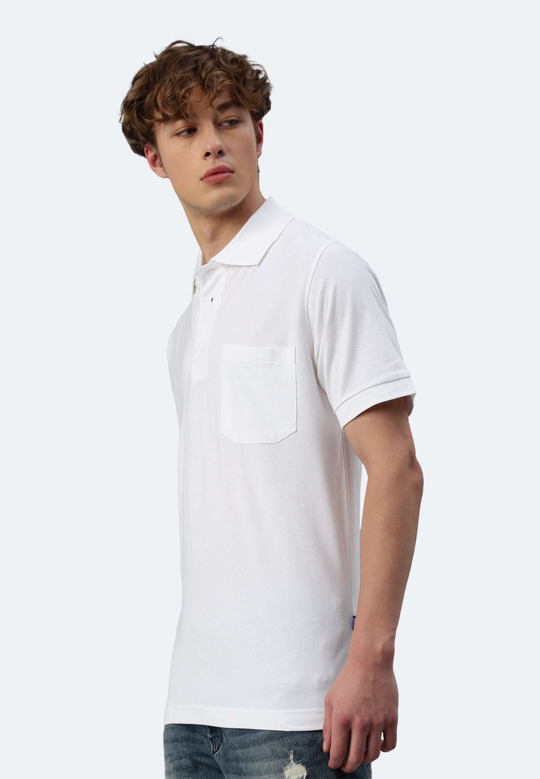 Switcher pocket polo colore balena/bianco