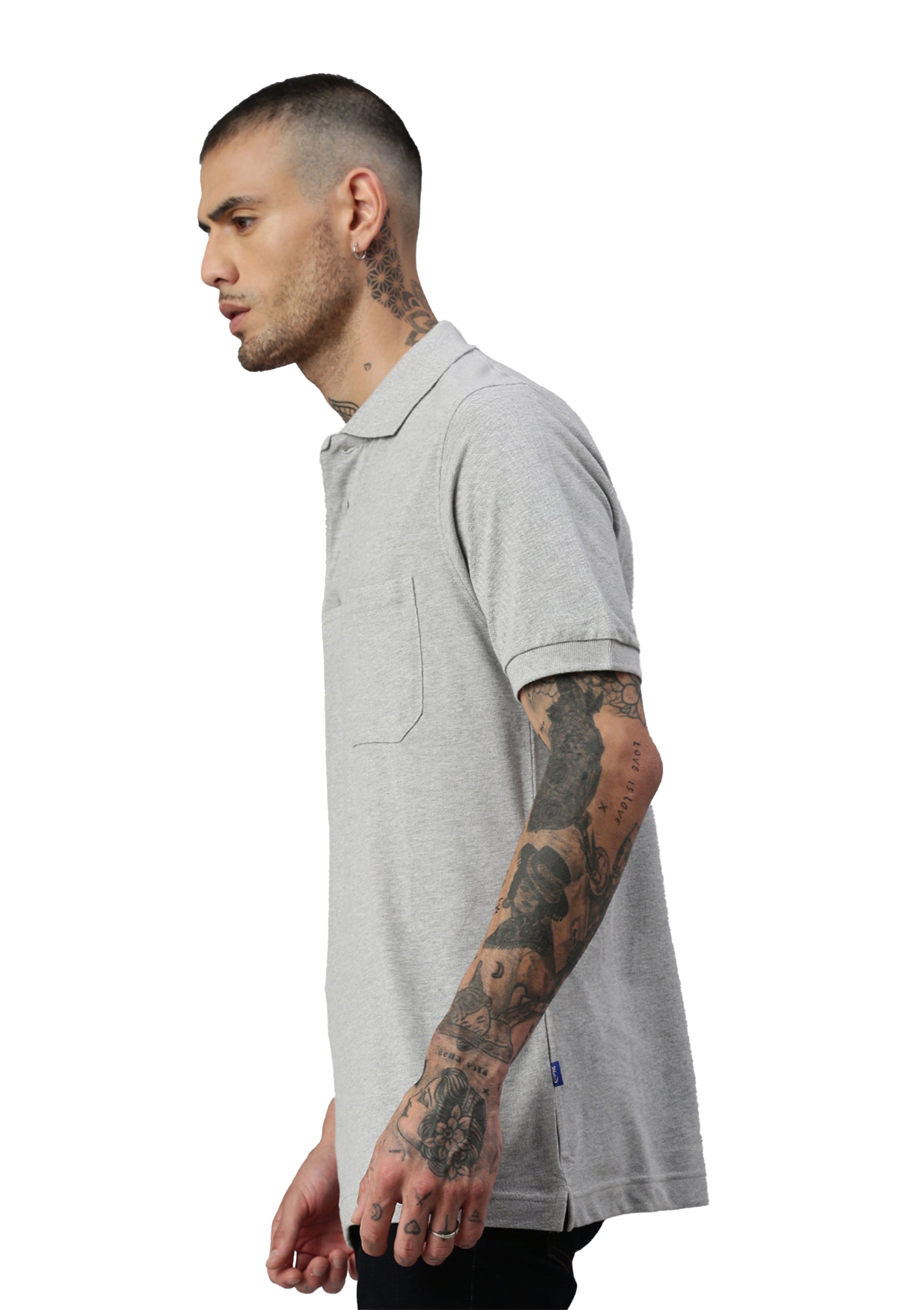 Switcher pocket polo colore balena/chine grigio