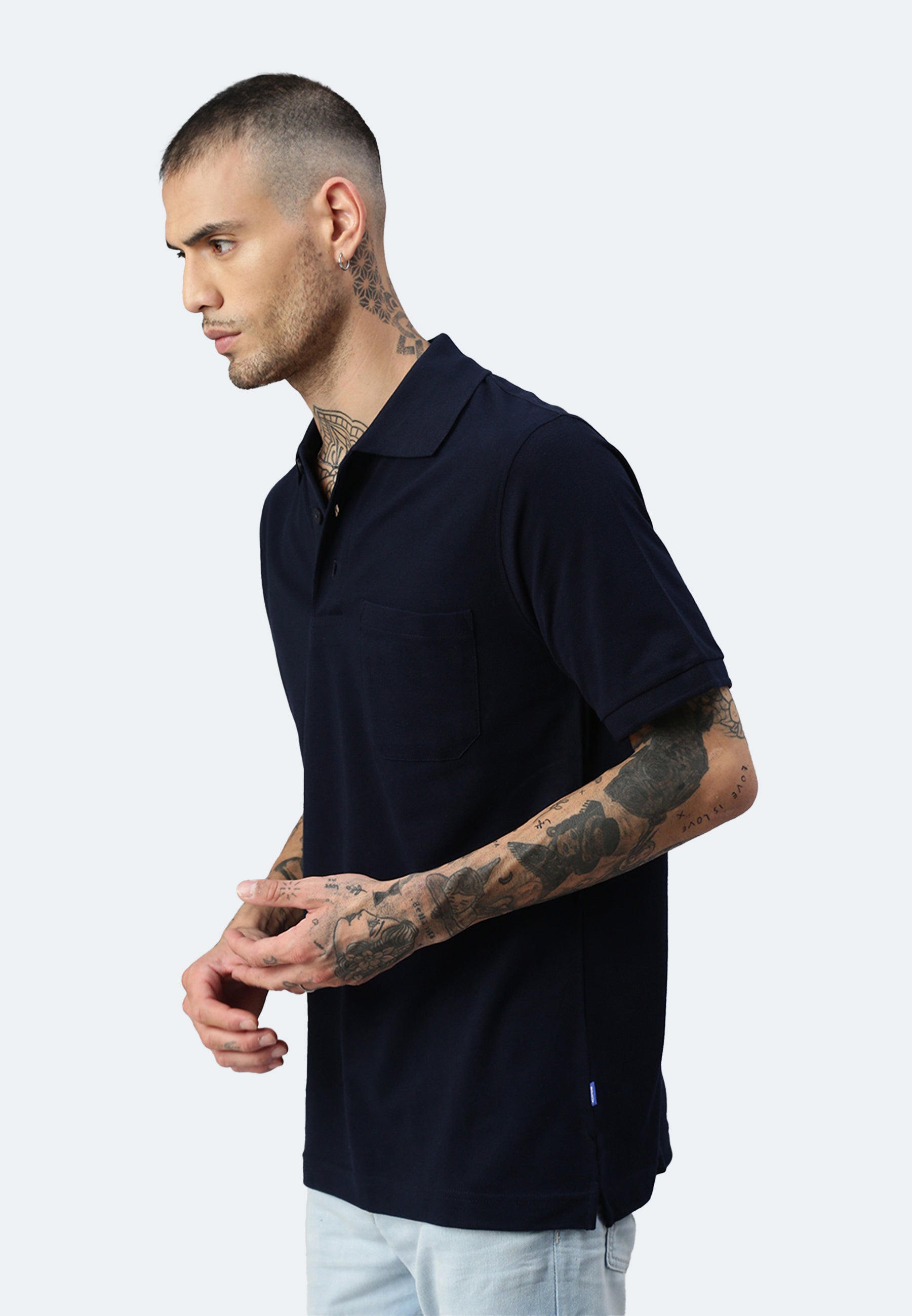 Polo Switcher pocket colore balena/navy