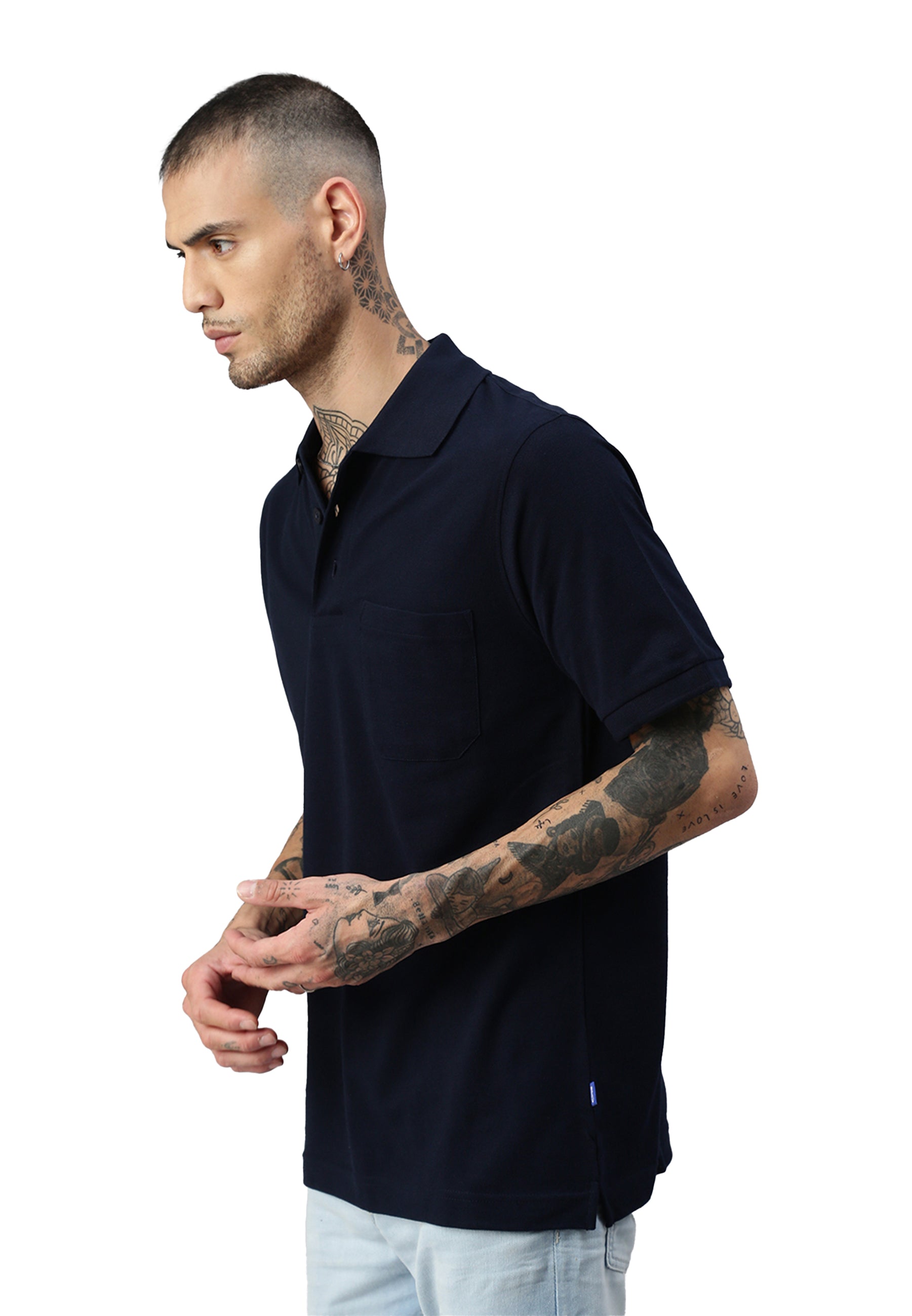 Polo Switcher pocket colore balena/navy