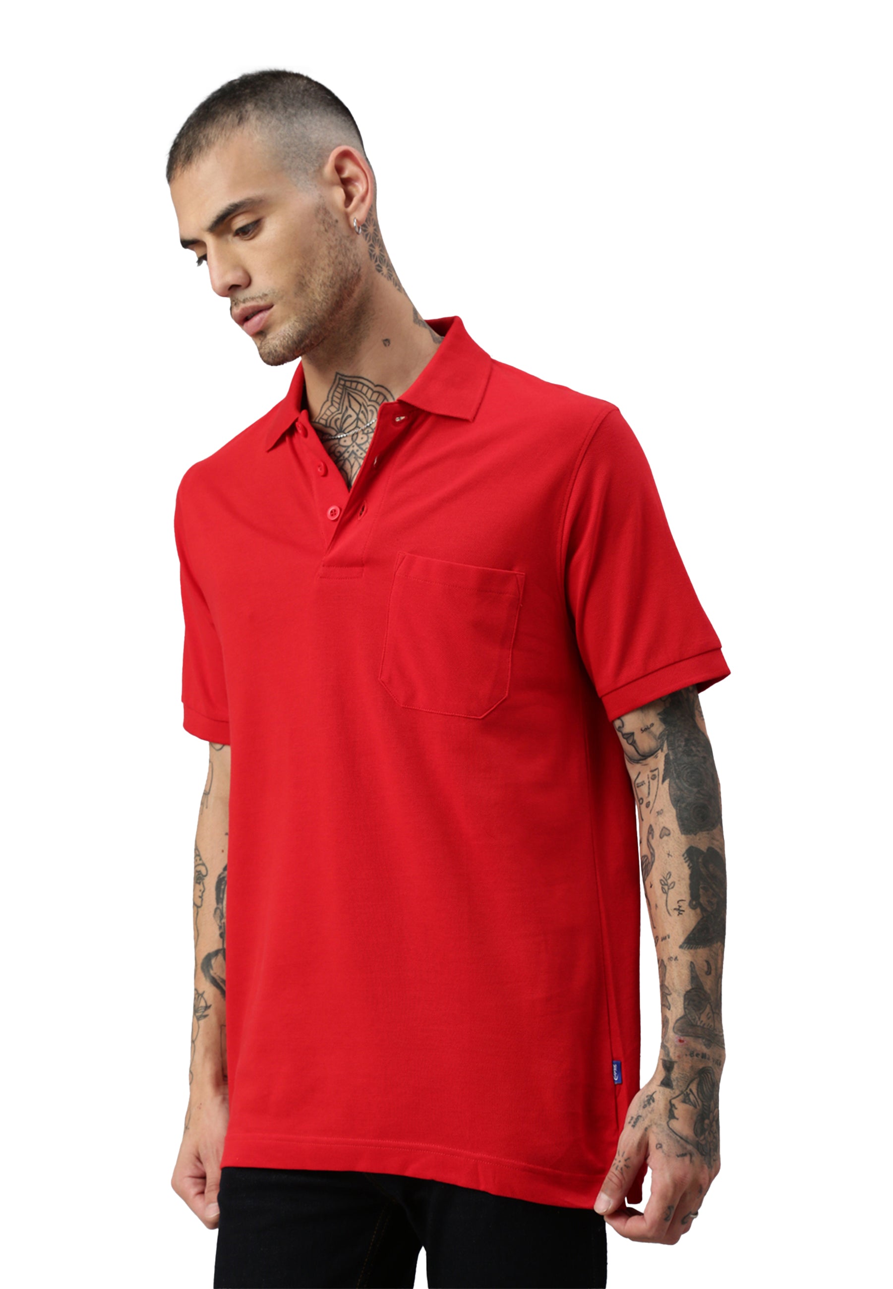 Switcher pocket polo colore balena/rouge