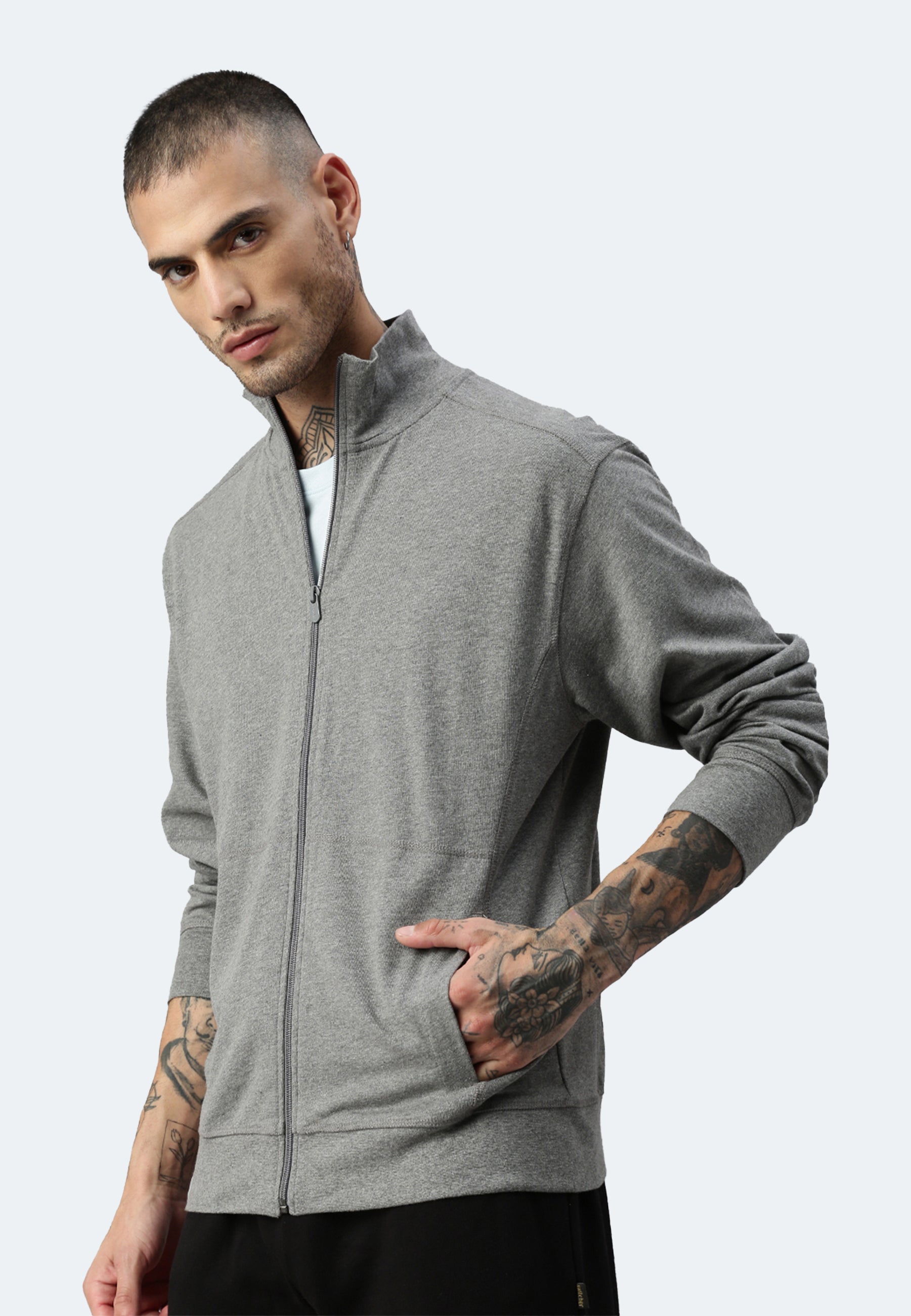 Switcher giacca con zip uomo dallas colore/ebano chine