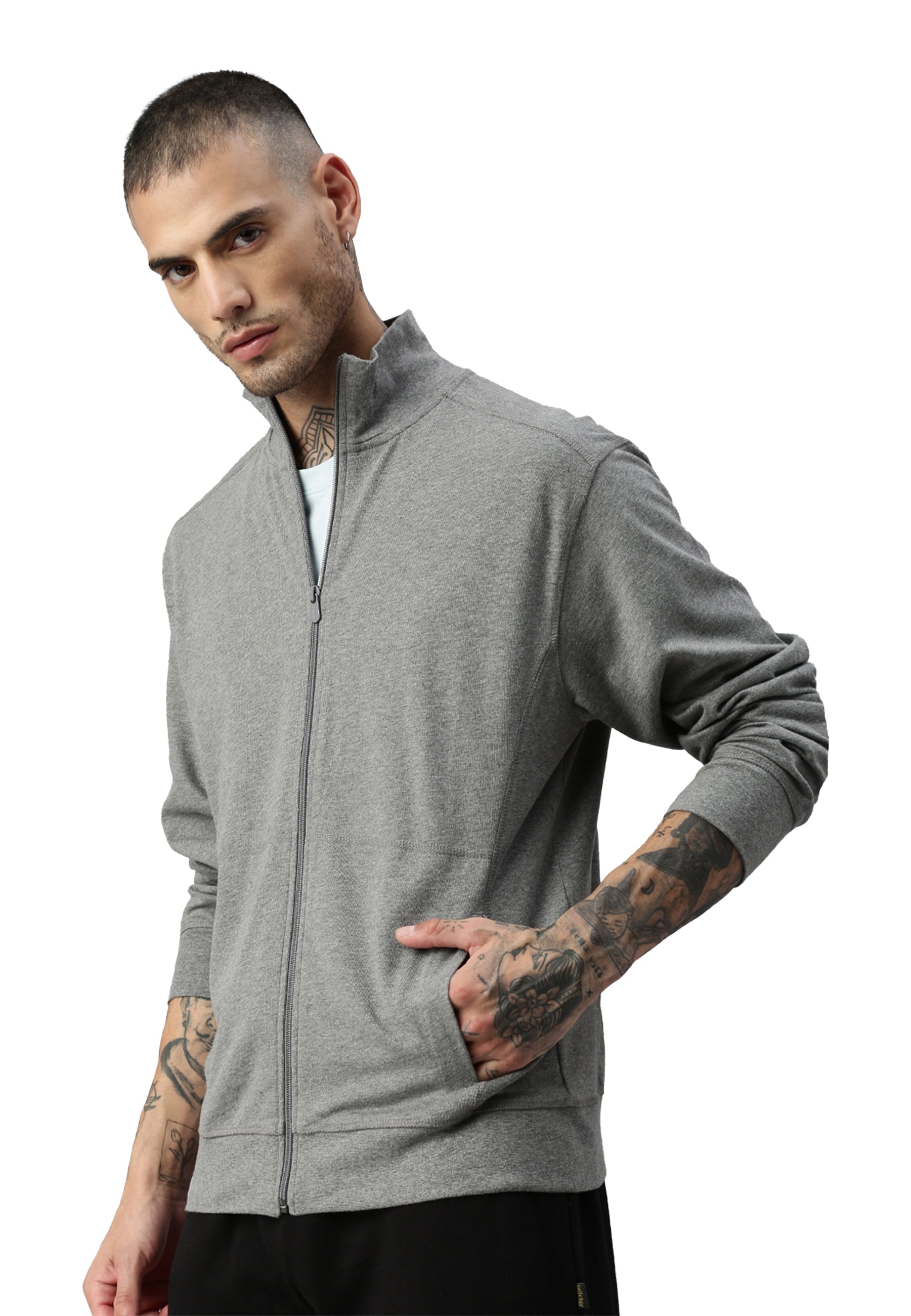 Switcher giacca con zip uomo dallas colore/ebano chine
