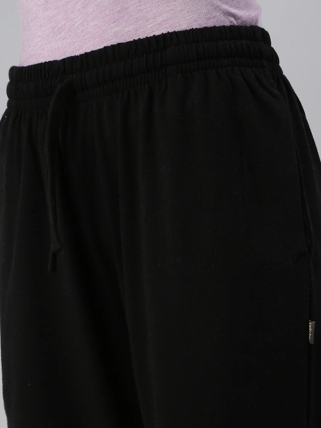 Pantaloni della tuta unisex Denver in cotone poliestere Noir Lookshot