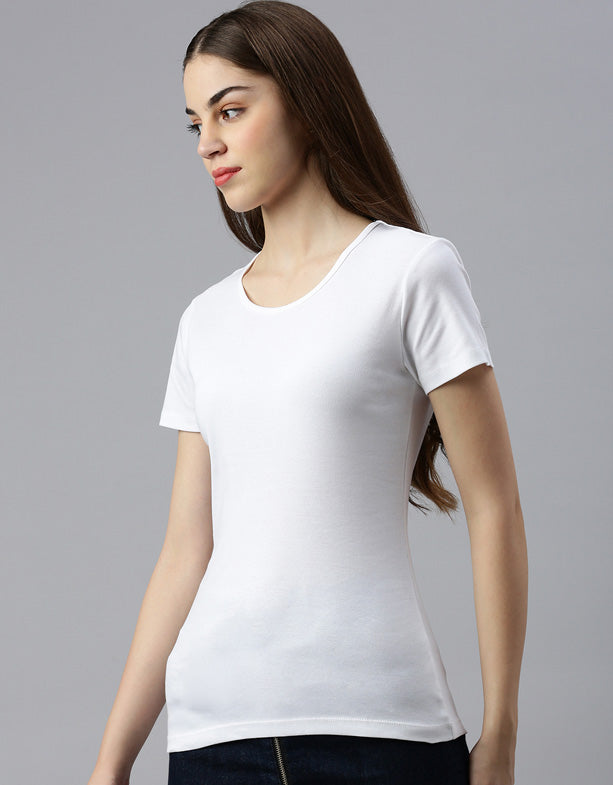 Maglietta girocollo Blanc